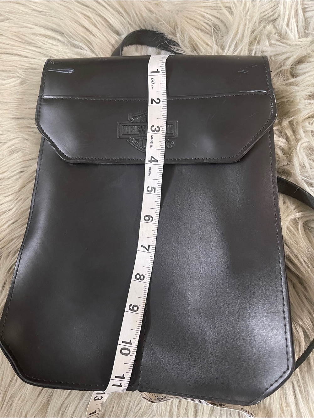 Harley-Davidson Black Leather Backpack - Picture 7 of 7